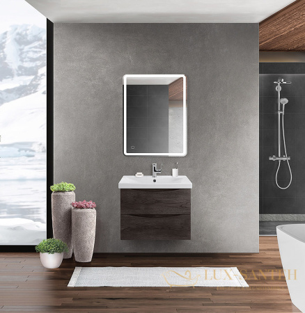 тумба под раковину belbagno marino-cer marino-cer-600-2c-so-rng-p 60 см подвесная, rovere nature grigio