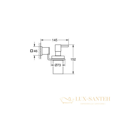 дозатор grohe allure 40363000, хром