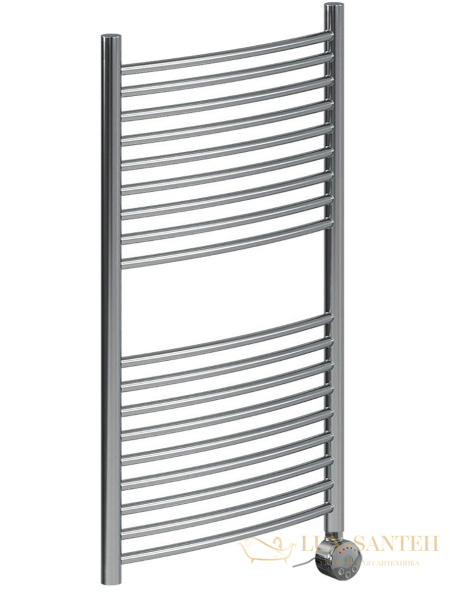 полотенцесушитель электрический ника arc лд (г3) 100/60 правый тэн, цвет хром