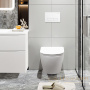 комплект унитаза с инсталляцией belbagno uno bb3105chr/sc/bb002-80/bb014-sr-bianco с сиденьем микролифт и клавишей смыва, белый