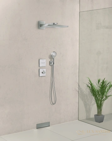 переключатель потоков hansgrohe showerselect trio/quattro 15764000 на три потребителя