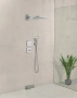 переключатель потоков hansgrohe showerselect trio/quattro 15764000 на три потребителя