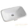 раковина встраиваемая снизу artceram washbasins nettuno ntl001 01 00 565х385 мм, белый