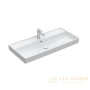 раковина villeroy & boch collaro 4a33a5r1 ceramicplus 1000х470 мм, белый