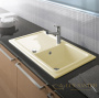 кухонная мойка duravit cassia 60 7513861900 860х510 мм, бежевый