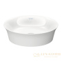 раковина накладная duravit white tulip, 2362430079, d430 мм, без перелива, белый глянцевый