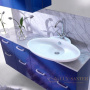 раковина накладная artceram washbasins fuori 3 tfl004 01 00 630х470 мм, белый