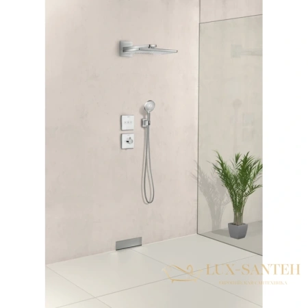 верхний душ hansgrohe rainmaker select 460 2jet 24005400 белый/хром