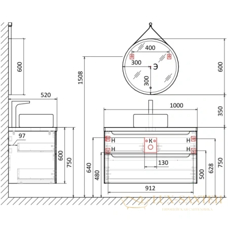 тумба jorno wood wood.01.100/p/w 99,5 см, белый глянец 