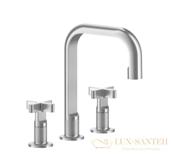 смеситель для раковины gessi inciso+ 58114.149,  finox brushed nickel