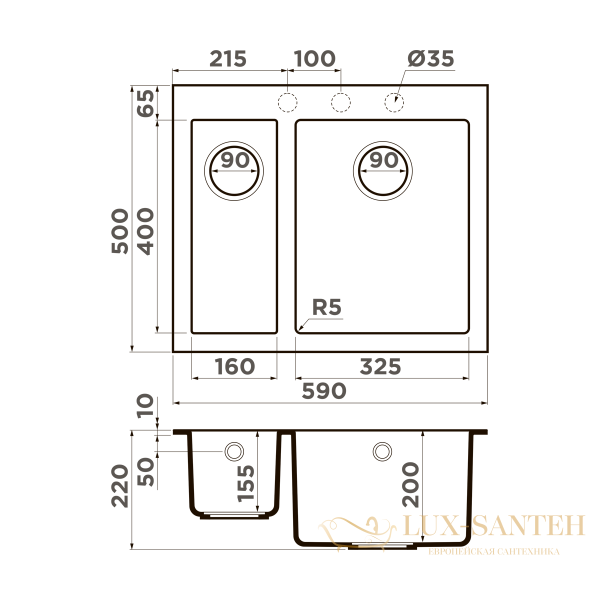 кухонная мойка omoikiri bosen 59-2a-wh 4993823 artceramic, белый