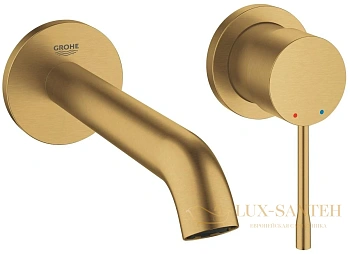 смеситель для раковины grohe essence new 19408gn1 встраиваемый, холодный рассвет матовый