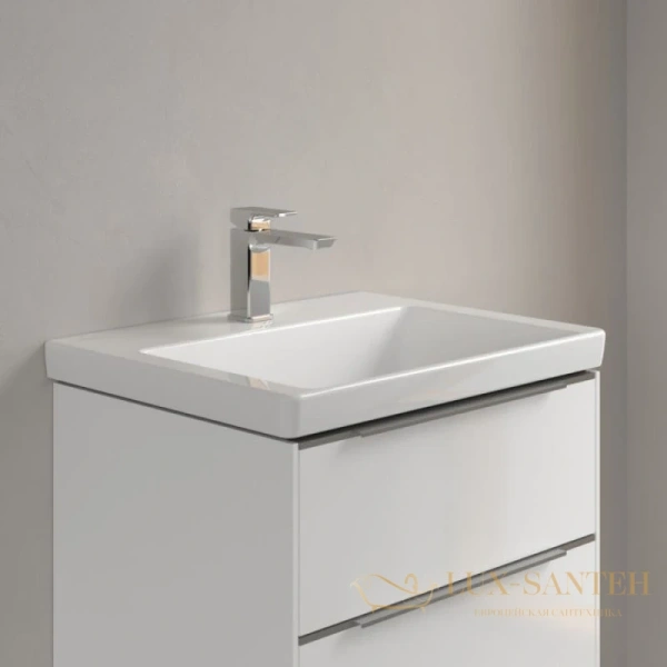 раковина villeroy & boch subway 3.0 4a706101 60х47 см, альпийский белый