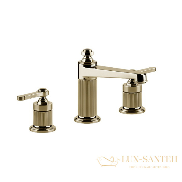 смеситель для раковины gessi venti20 65012.710, brass pvd