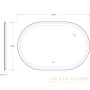 зеркало cezares giubileo czr-spc-giubileo-1200-800-tch-warm 120x80 см 