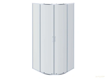 душевой уголок aquatek aq ari ro 09020bl 1/4 круга, двери раздвижные 900x900x2000, профиль черный, стекло прозрачное