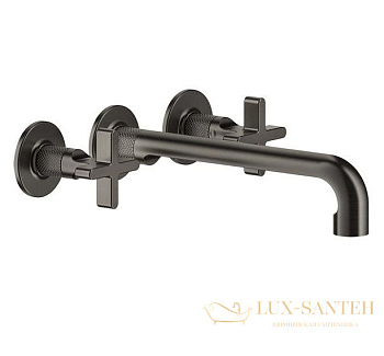 встраиваемый смеситель gessi inciso+ 58192.299 для раковины, black xl