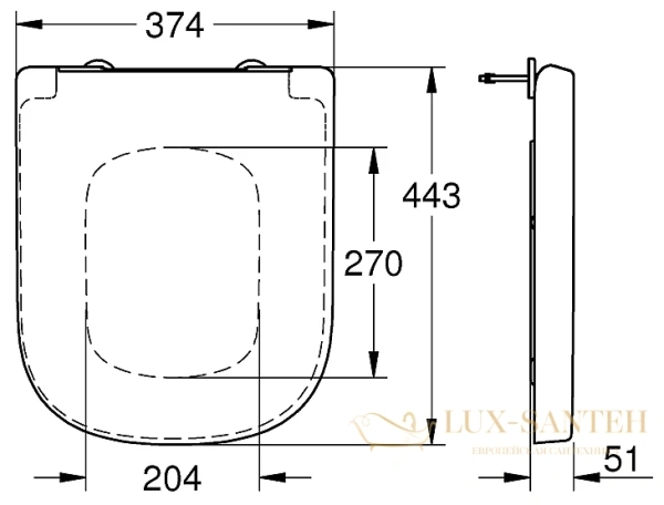 сиденье с крышкойgrohe euro ceramic 39331001, белый