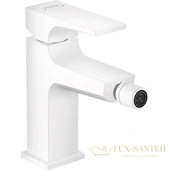 смеситель для биде hansgrohe metropol 32520700, белый матовый