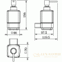 дозатор langberger vico 11321a, хром