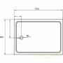 акриловый поддон cezares tray a tray-a-ah-110/90-15-w для душа 110x90, белый