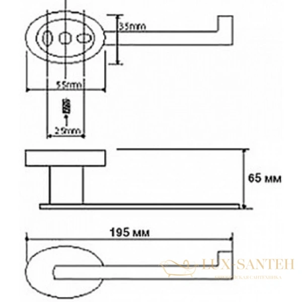 бумагодержатель bemeta oval 118412021, хром