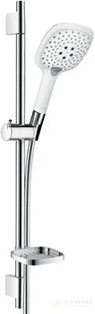 душевой набор hansgrohe raindance select 150 3jet / unica’s puro 0,65 м белый/хром