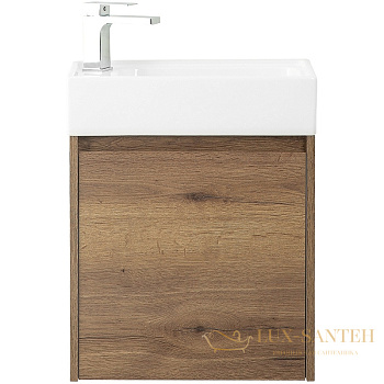 тумба под раковину belbagno kraft mini kraft mini-500/260-1a-so-rt-l 50 см l подвесная, rovere tabacco