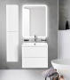 тумба под раковину belbagno albano albano-600-2c-so-bl подвесная, bianco lucido