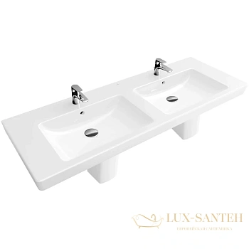 раковина villeroy & boch subway 2.0 7175d001 130x47 см, альпийский белый