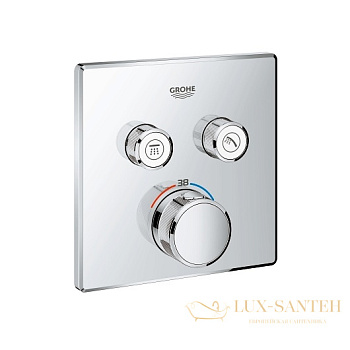 термостат grohe grohtherm smartcontrol 29124000 для ванны с душем, хром