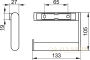 держатель для туалетной бумаги keuco plan 14962070000 сталь