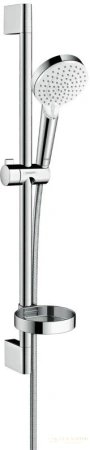 душевой гарнитур hansgrohe crometta vario 650 26553400 с мыльницей, хром