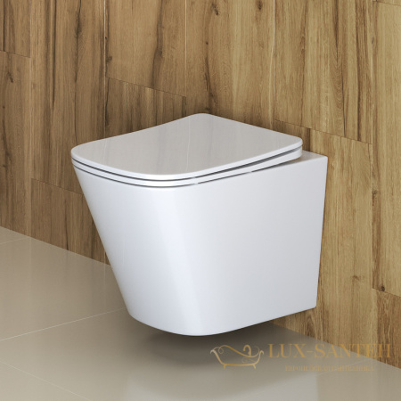 комплект унитаза с инсталляцией belbagno due bb3103chr/sc/bb002-80/bb014-sr-bianco с сиденьем микролифт и клавишей смыва, белый