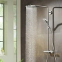 душевая система hansgrohe raindance select s showerpipe 240 1jet 27633000 хром