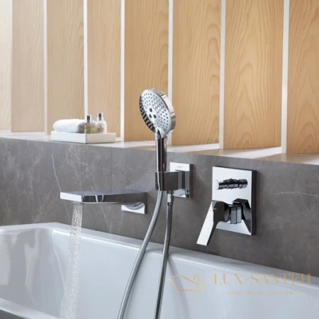 излив для ванны 167 мм hansgrohe metropol 32542000 хром