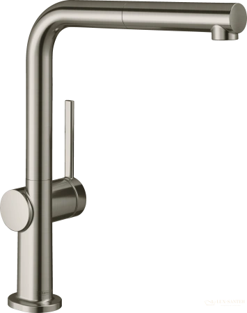 смеситель для кухни hansgrohe m54 talis 270 с вытяжным душем сталь (72808800)