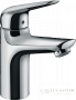 смеситель для раковины hansgrohe novus 71036000, хром