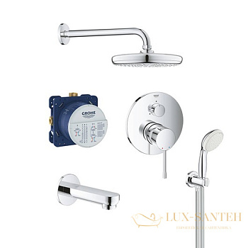 душевая система grohe essence 119699 5 в 1, хром