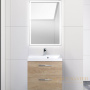 тумба под раковину belbagno aurora aurora-600-2c-so-rnn 60 см подвесная, rovere nebrasca nature