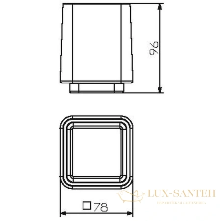 стакан langberger melvin 32011a-00-01, матовый