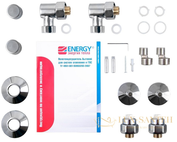 полотенцесушитель energy classik 1000/500, хром