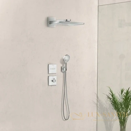 переключатель потоков hansgrohe showerselect 15736400 на три потребителя, белый