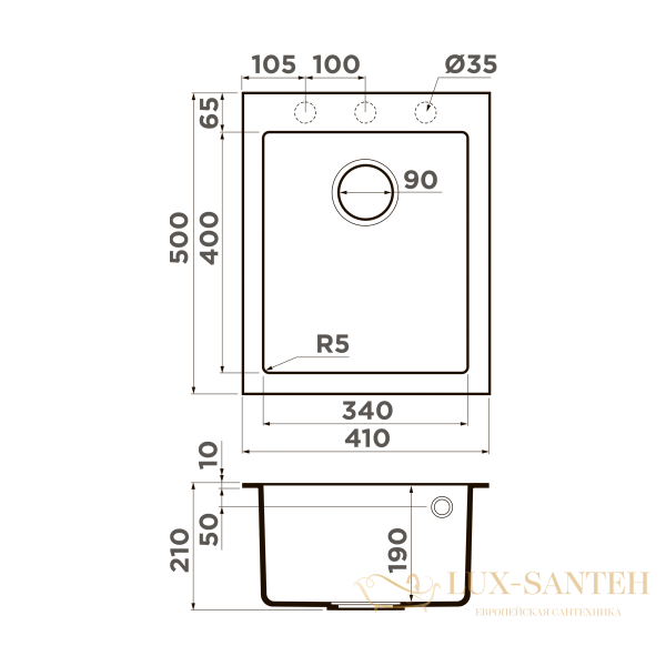 кухонная мойка omoikiri bosen 41a-wh 4993814 artceramic, белый