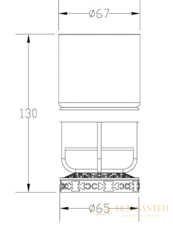 подстаканник zorg sl azr 24 sl, серебро