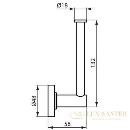 держатель запасных рулонов ideal standard iom a9132aa, хром