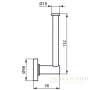 держатель запасных рулонов ideal standard iom a9132aa, хром