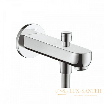 излив для ванной hansgrohe metris s 31417000, хром