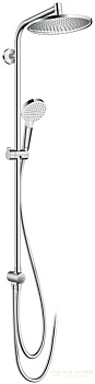 душевая стойка hansgrohe crometta s 240 1jet showerpipe rеno 27270000 хром