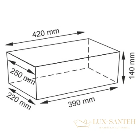 плетеная корзина wasserkraft lossa wb-120-l для белья, темно-коричневый